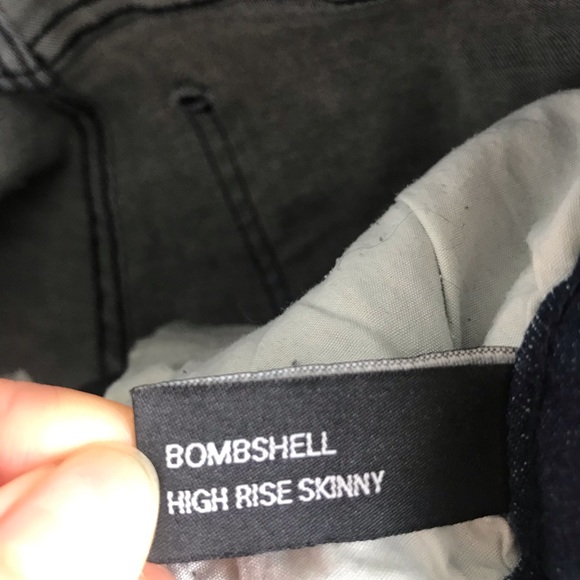 Neon Blonde High Rise Distressed Skinny Jeans - Picture 5 of 13